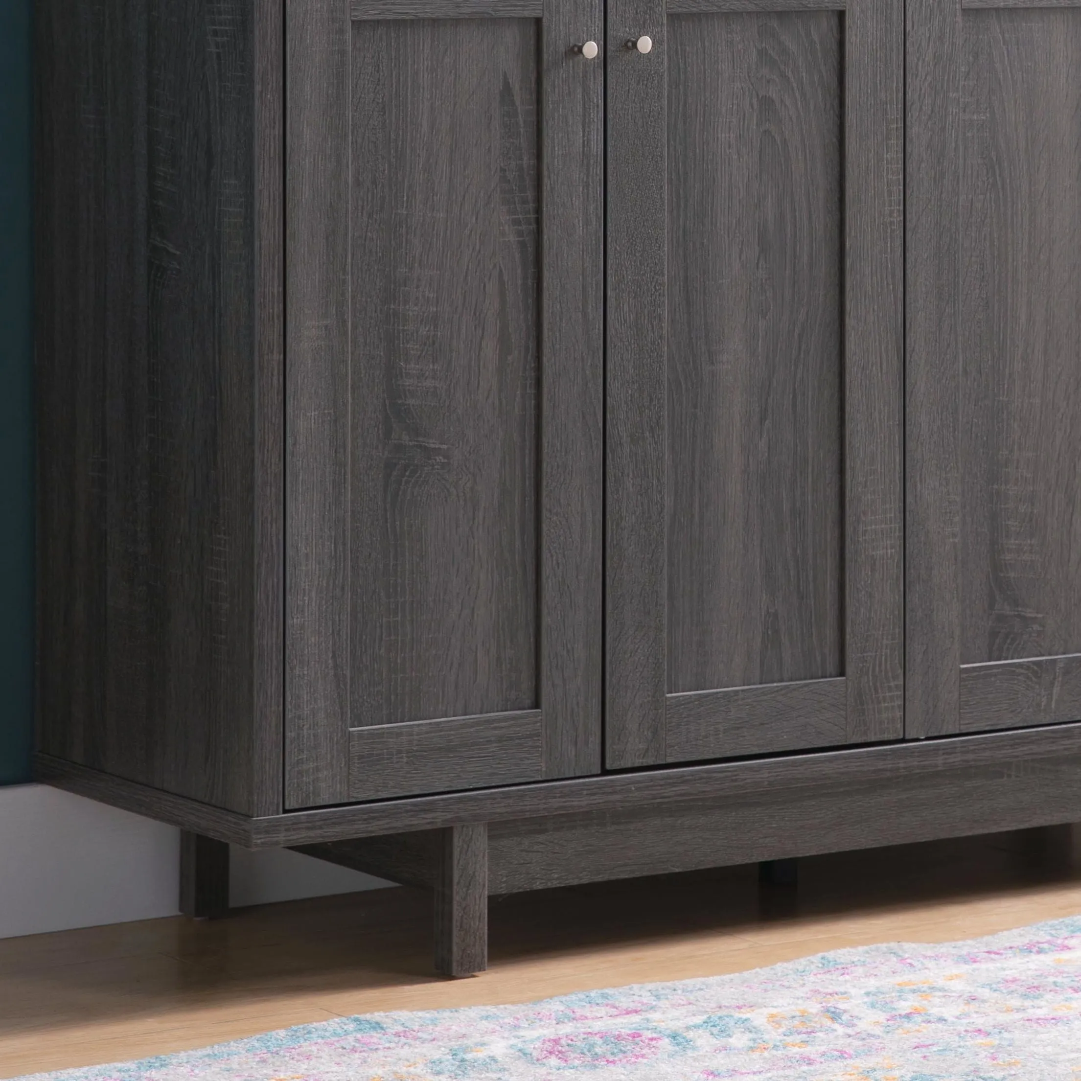 Buffet Four Door With Six Shelves - Gray