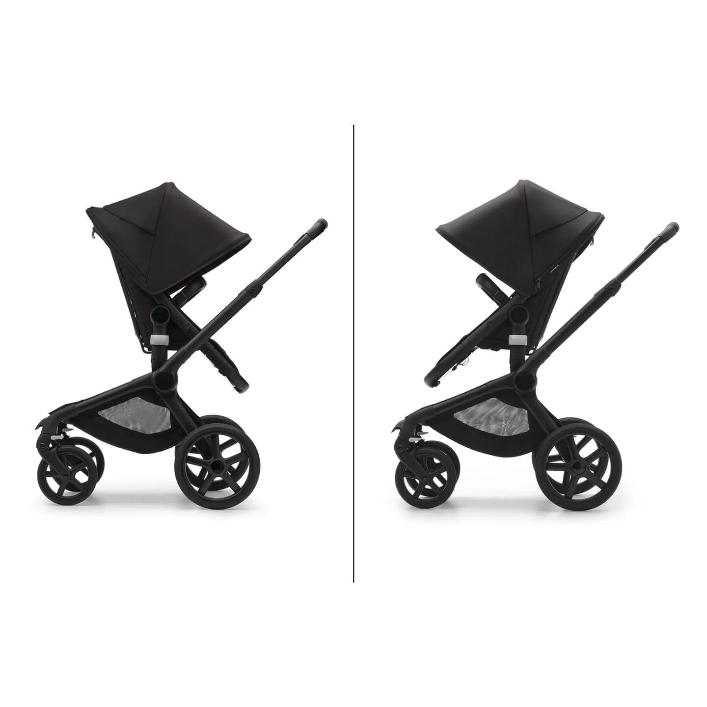 Bugaboo Fox 5, Pebble 360 Ultimate Travel System - Black/Midnight Black/Midnight Black