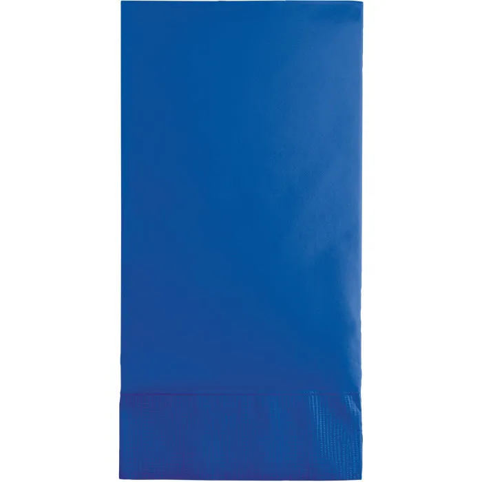 Bulk Cobalt Blue Guest Towels 3 ply (192 per Case)