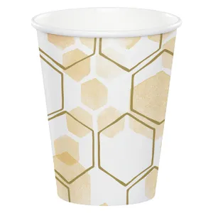 Bulk Honeycomb Paper Cups (96 per Case)