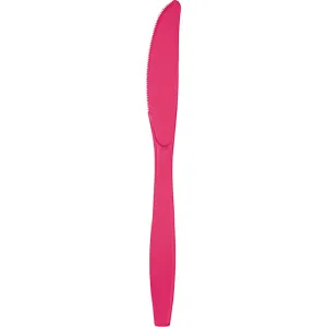 Bulk Hot Magenta Plastic Knives (288 per Case)