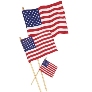 Bulk Large Cloth American Flag (12 per Case)