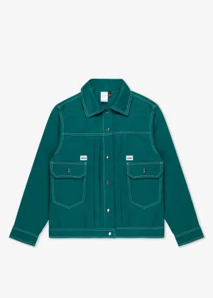 BULL DENIM JACKET KELLY GREEN