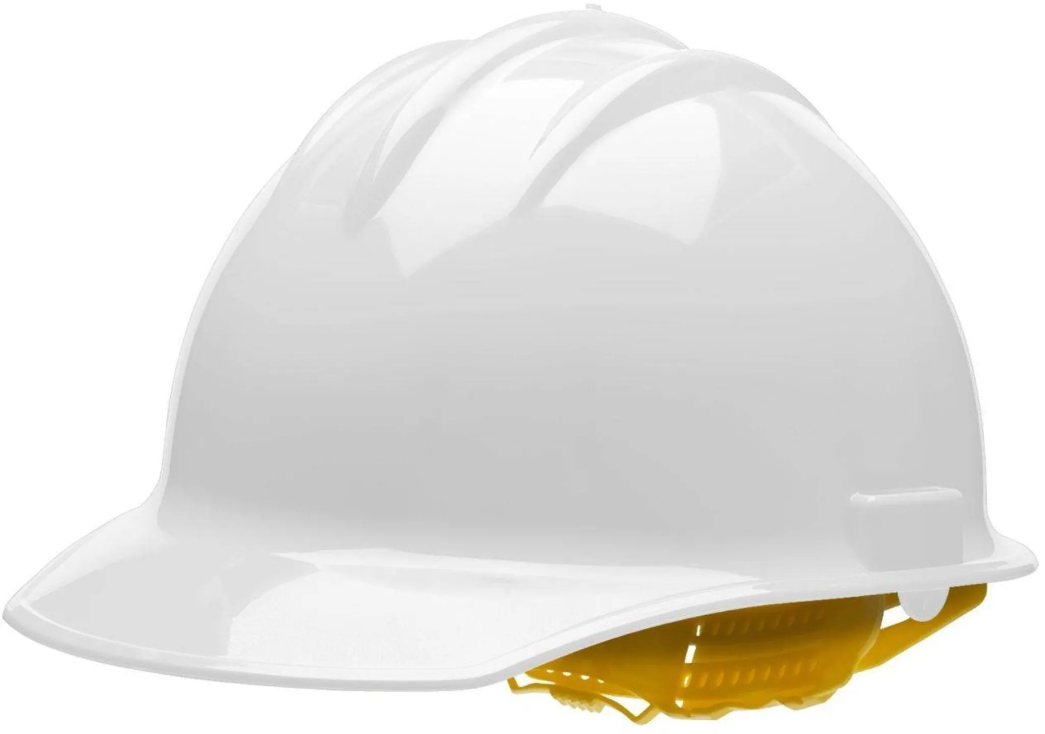 Bullard C30 30WHP 6pt Pinlock Classic Full Brim Style Hard Hat, White, 1 Each