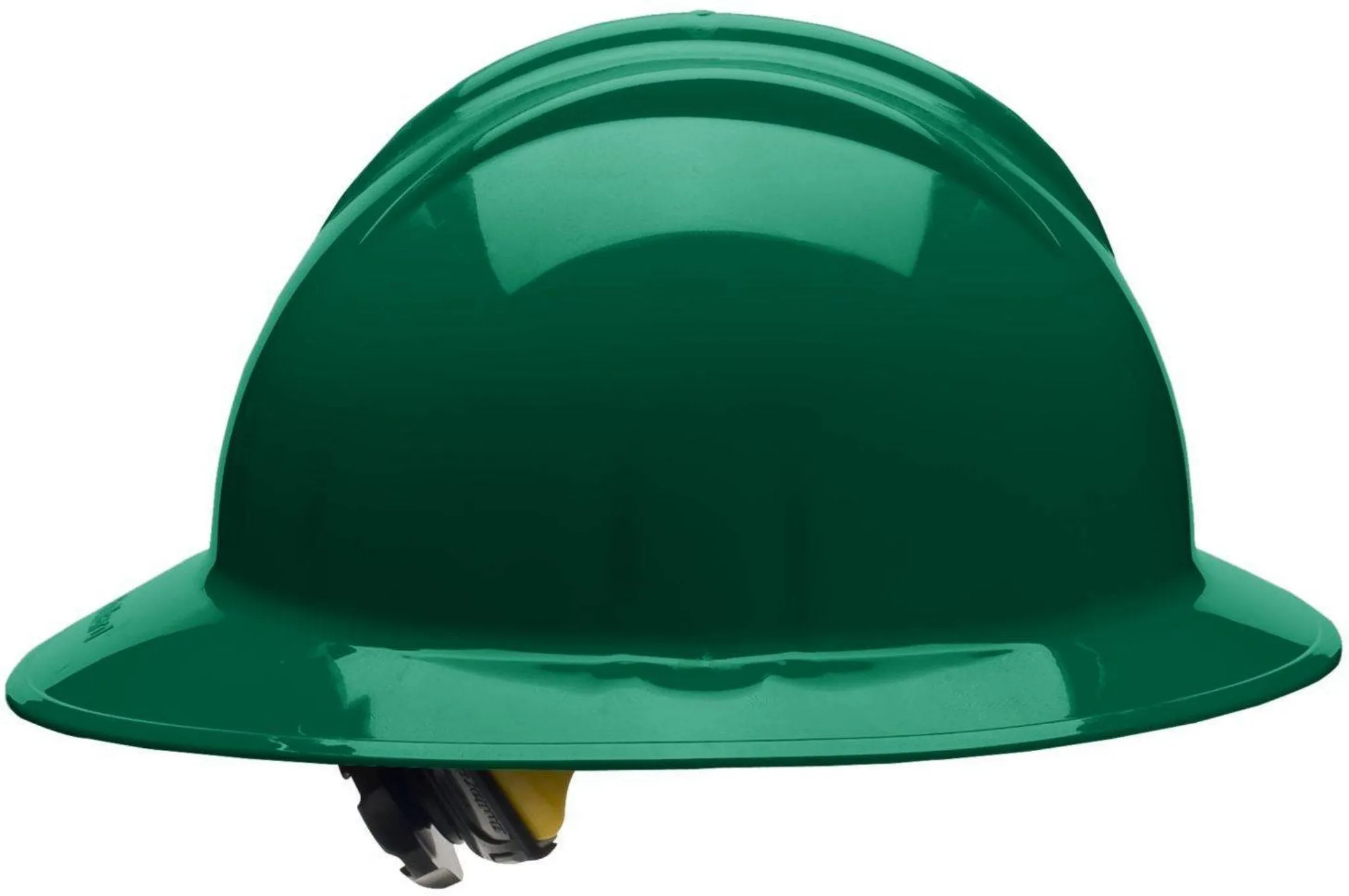 Bullard C33 33FGR 6pt Ratchet Classic Full Brim Style Hard Hat, Forest Green, 1 Each