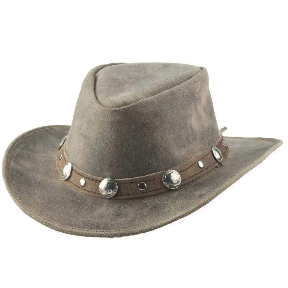 Bullhide Crackled - Leather Australian Hat