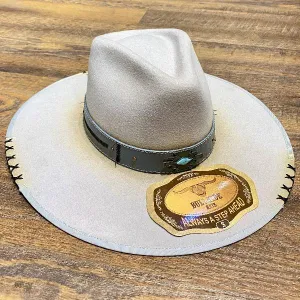 Bullhide Fashion Felt Hat - Messed Up in Silver