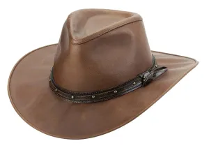 Bullhide Wayfarer - Leather Outdoorsmen Hat (Closeout)