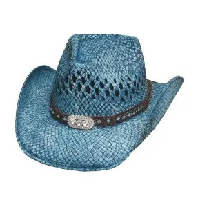 Bullhide Wild And Blue - Straw Cowgirl Hat