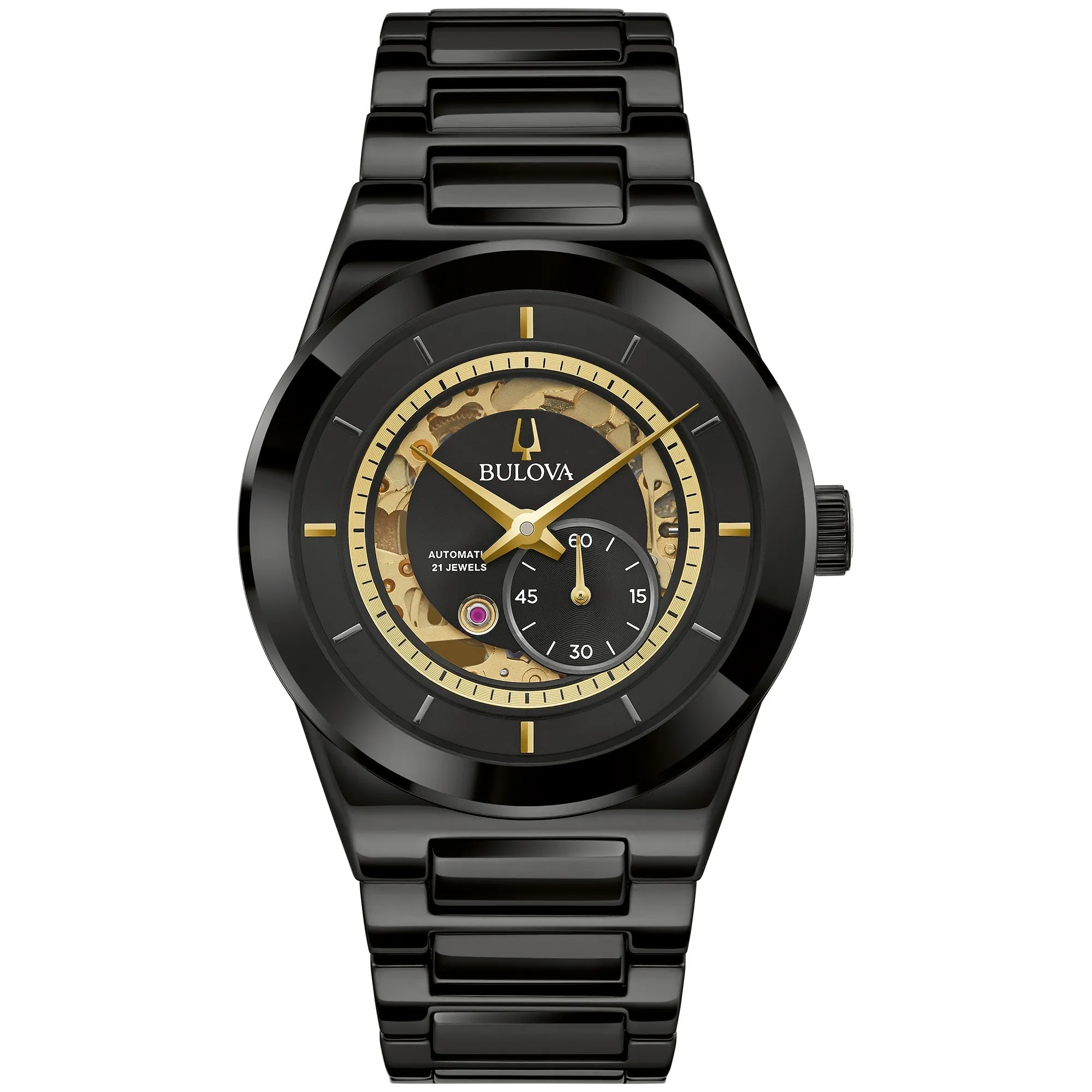 Bulova Modern Modern Mens Watch Ceramic & Stainless Steel