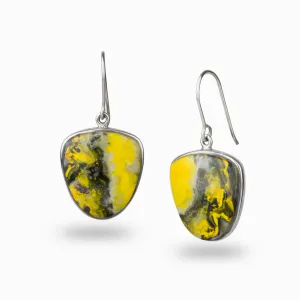 Bumblebee Jasper  Drop Earrings