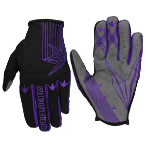 Bunker Kings Fly Featherlite Gloves - Purple - Large/XLarge