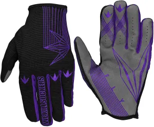 Bunkerkings WKS Featherlite Fly Paintball Gloves Purple - L/XL