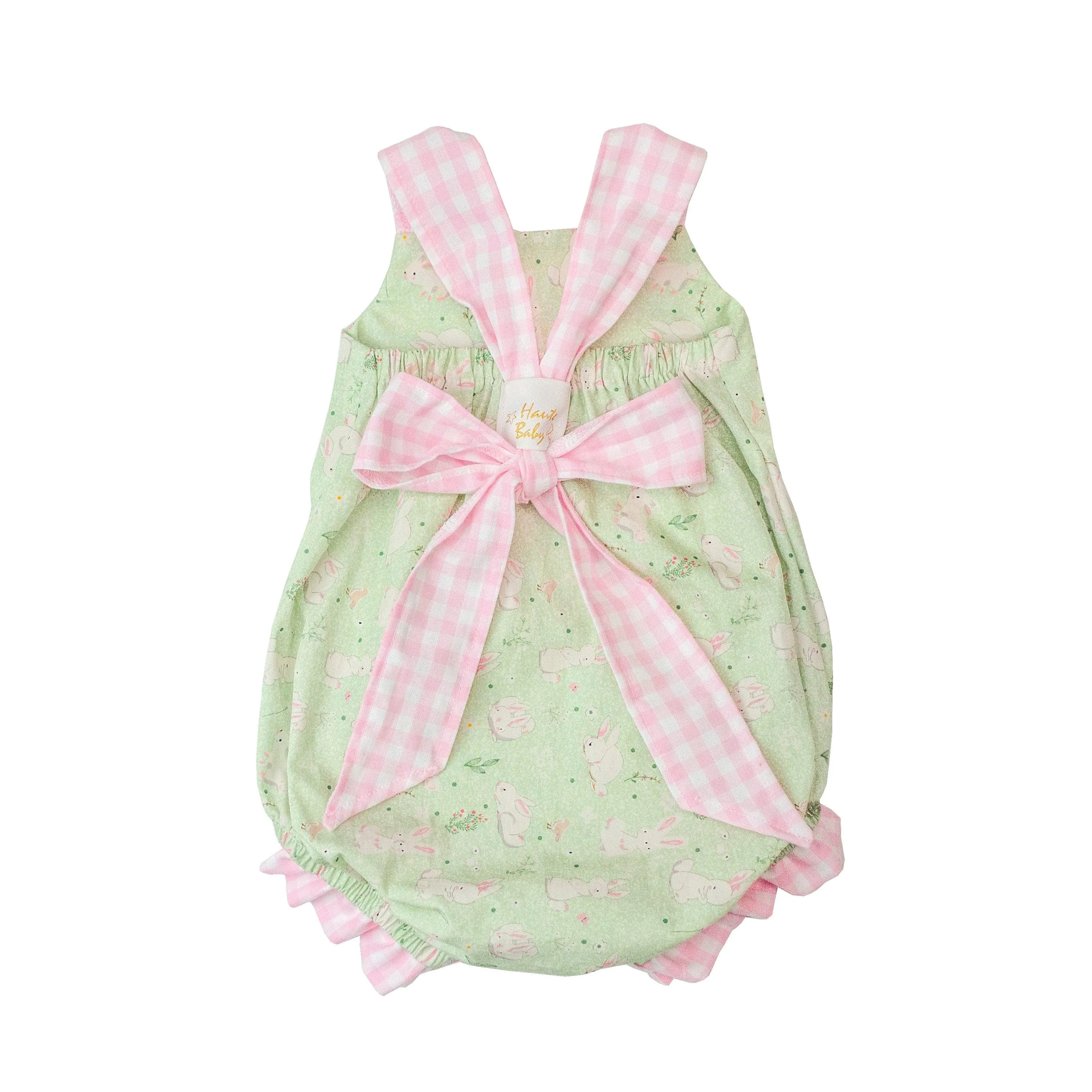 Bunny Love Little Girls Easter Romper