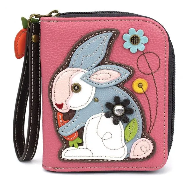 Bunny Rabbit Collection by Chala: Wallet, Key Chain, Totes and Crossbody Bag for Bunny Lovers*