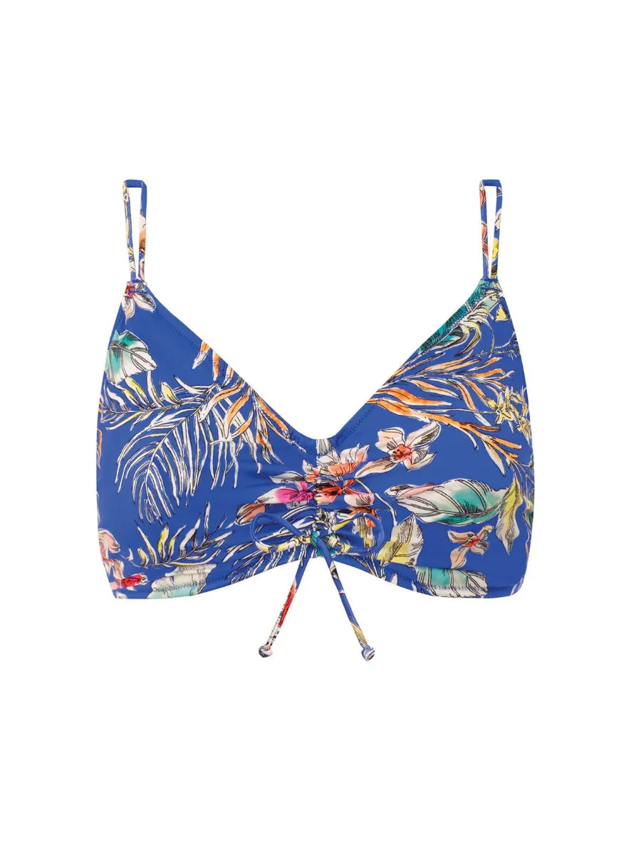 Burano Bralette Bikini Top - Pacific