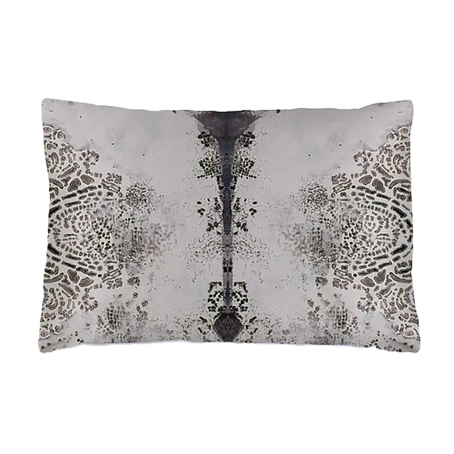 Burano Purple Grey Silk Pillowcase