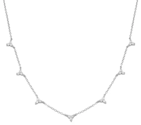 BURBANK |  Sterling Silver Necklace | 15.7 Inch