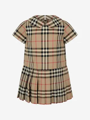 Burberry Baby Girls Beige Vintage Check Dress