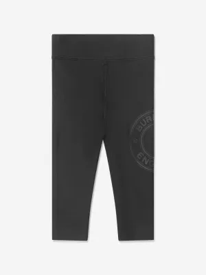 Burberry Baby Girls Mini Gina Roundel Leggings In Black