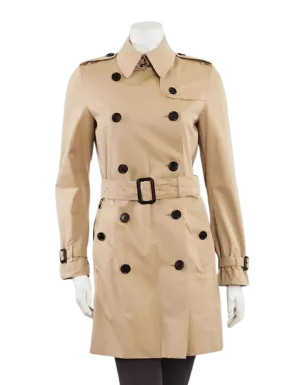 Burberry Beige Cotton Trench Coat | Size 2/36