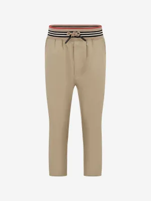 Burberry Boys Beige Cotton Trousers