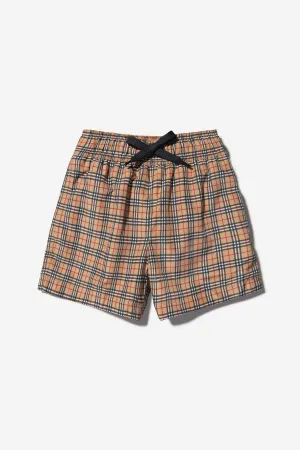 Burberry Boys Kameron Check Print Swim Shorts