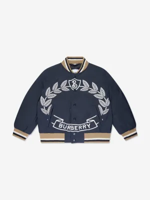 Burberry Boys Kaziah Sports Jacket in Navy