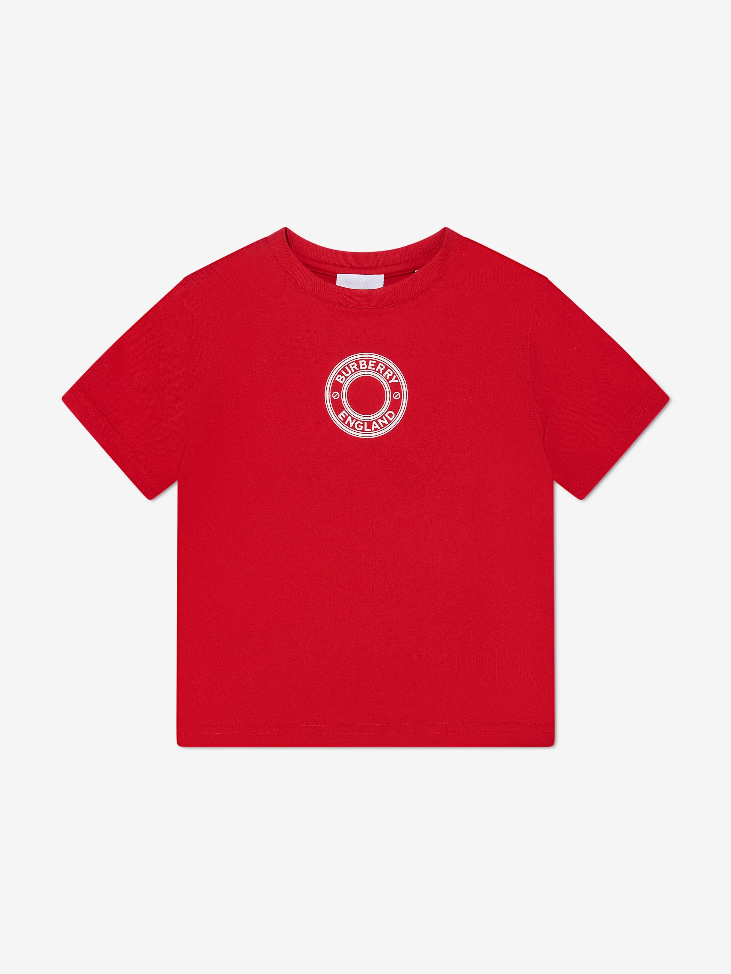 Burberry Boys Roundel T-Shirt In Red