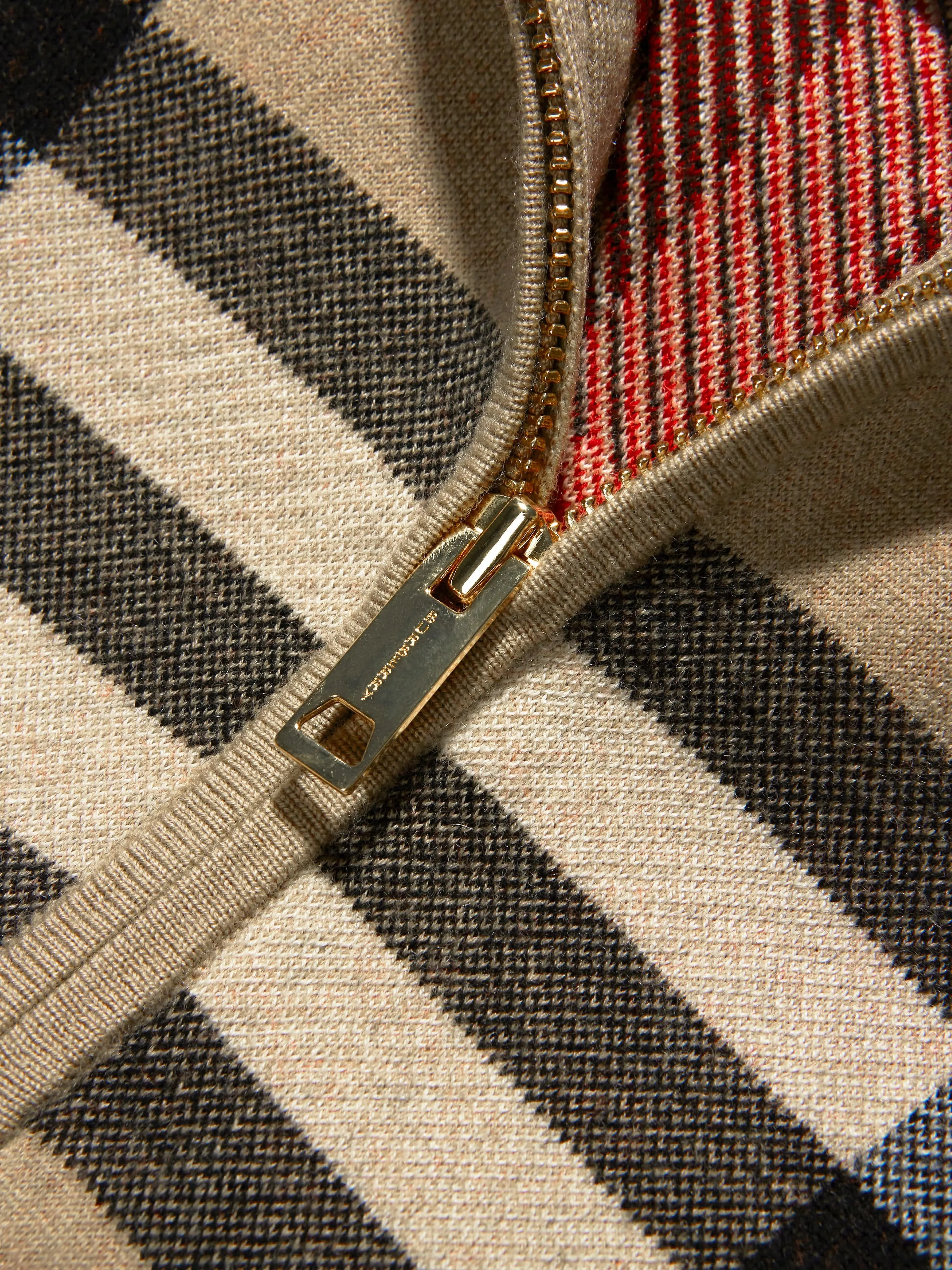 Burberry Boys Wool And Cashmere Gerard Zip Up Hoodie