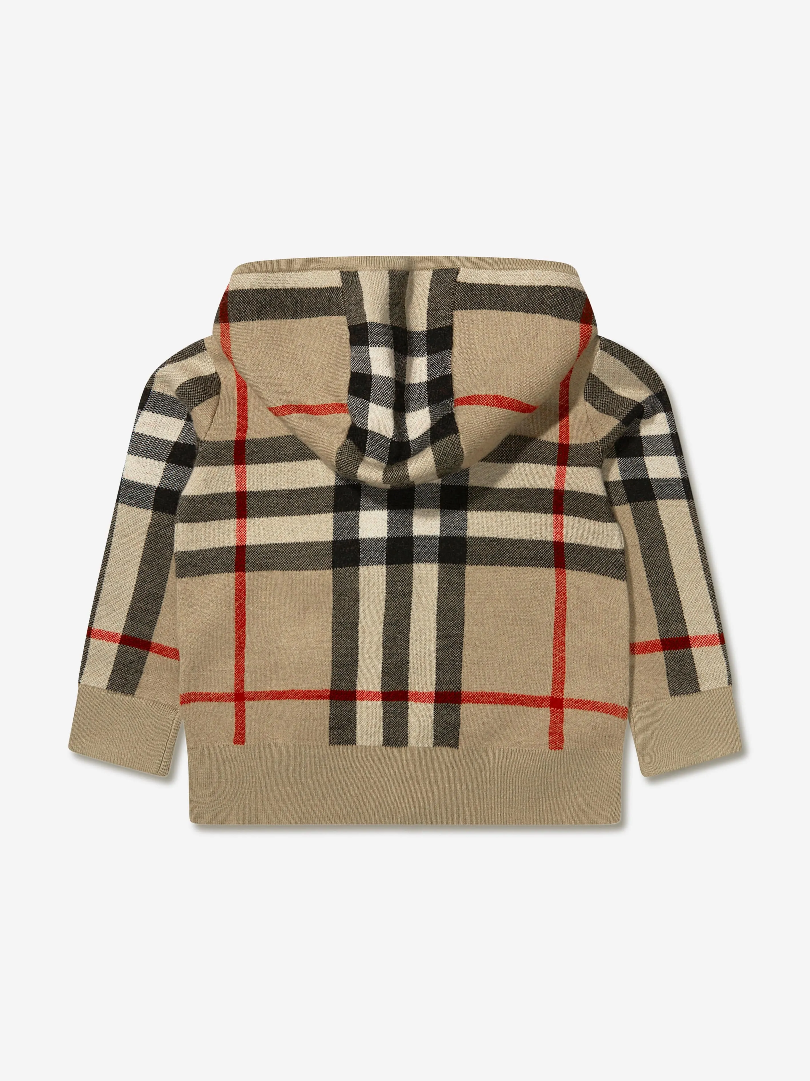 Burberry Boys Wool And Cashmere Gerard Zip Up Hoodie