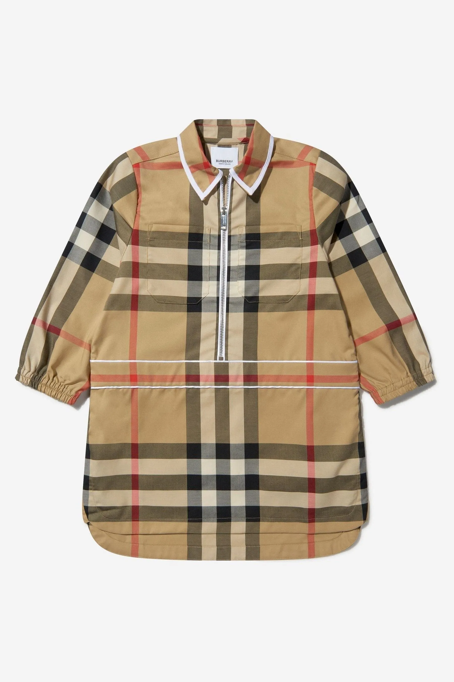 Burberry Girls Cotton Check Dress