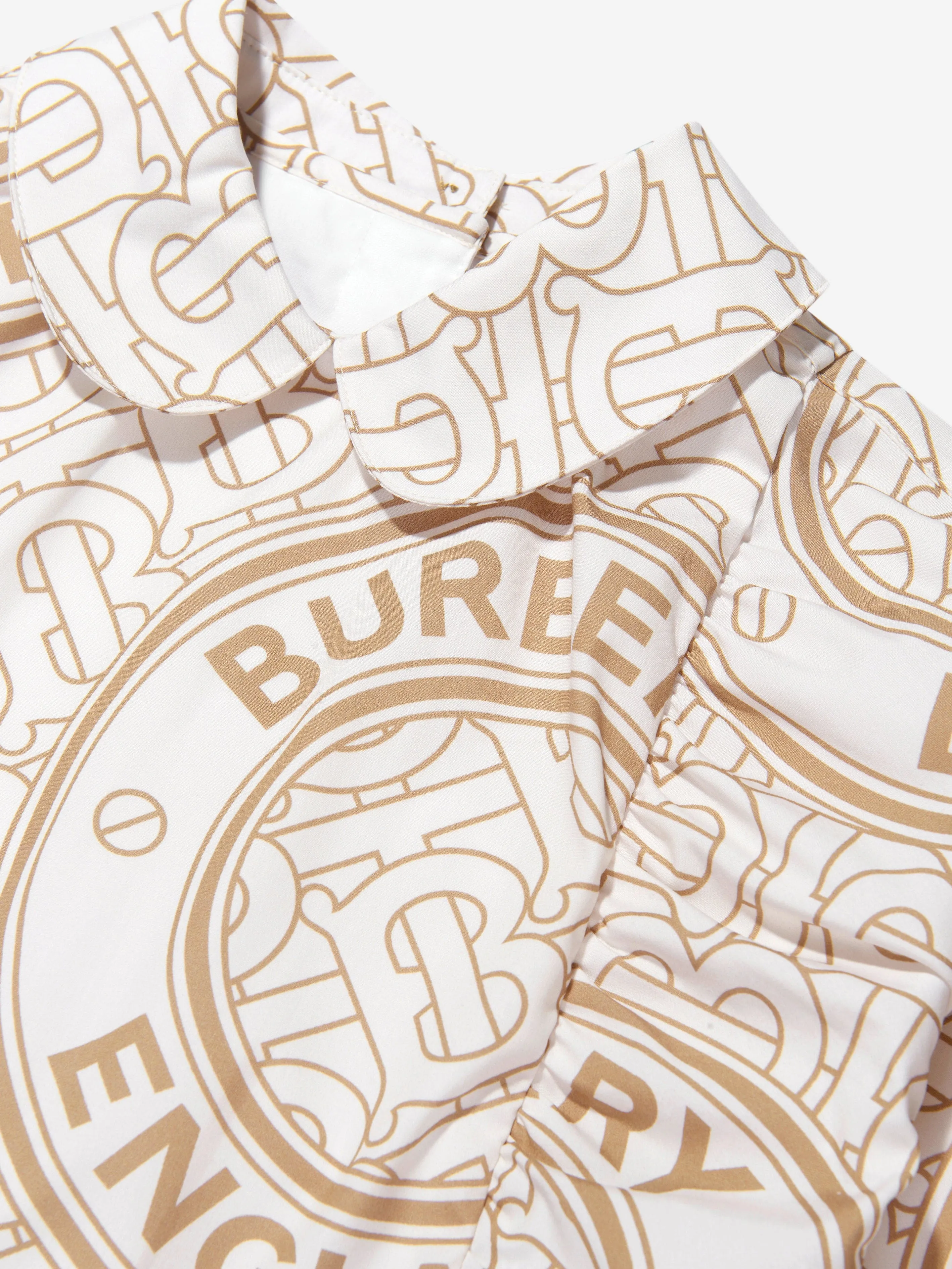 Burberry Girls Elora Logo Print Blouse