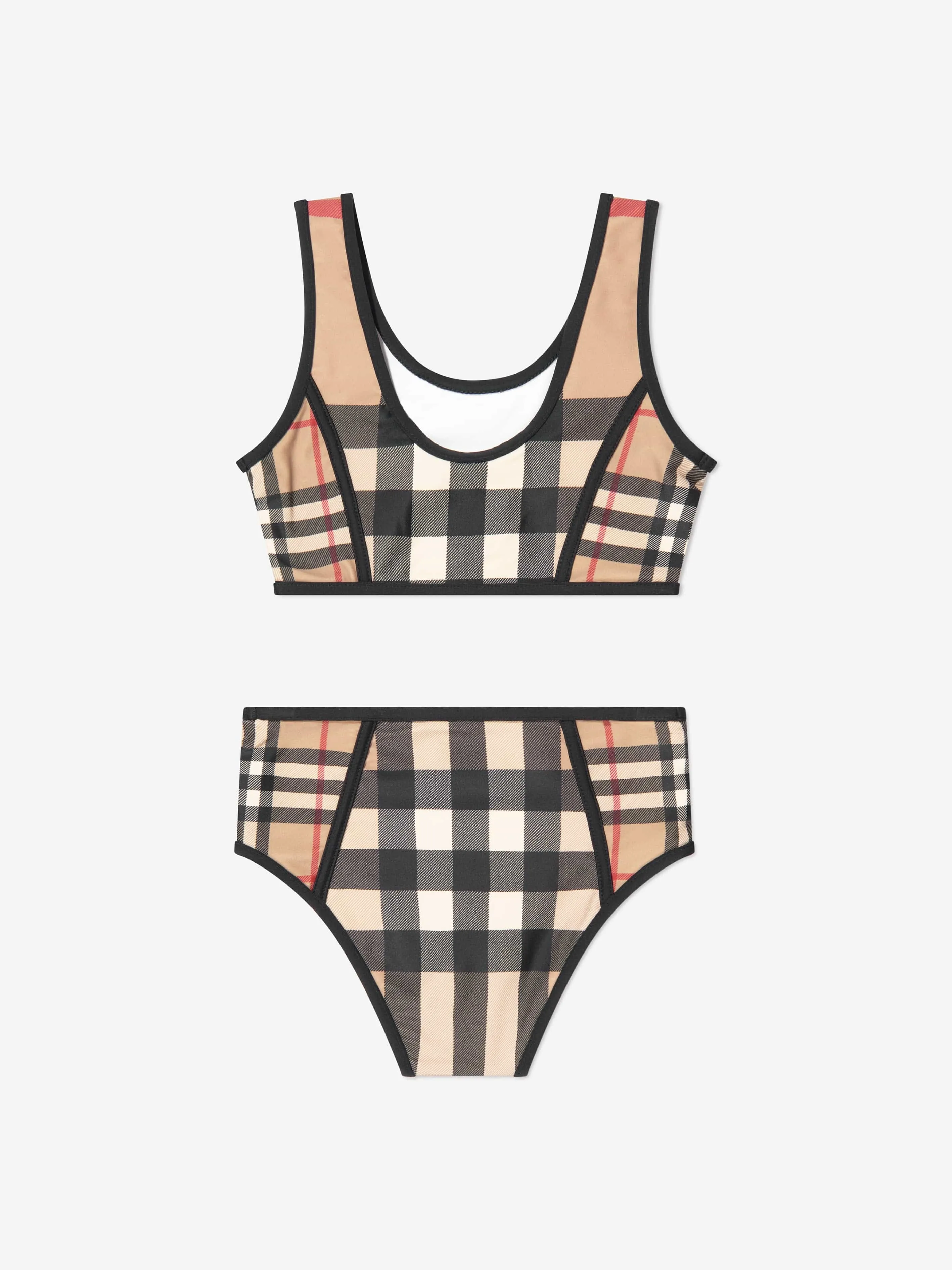 Burberry Girls Noor Check Bikini in Beige