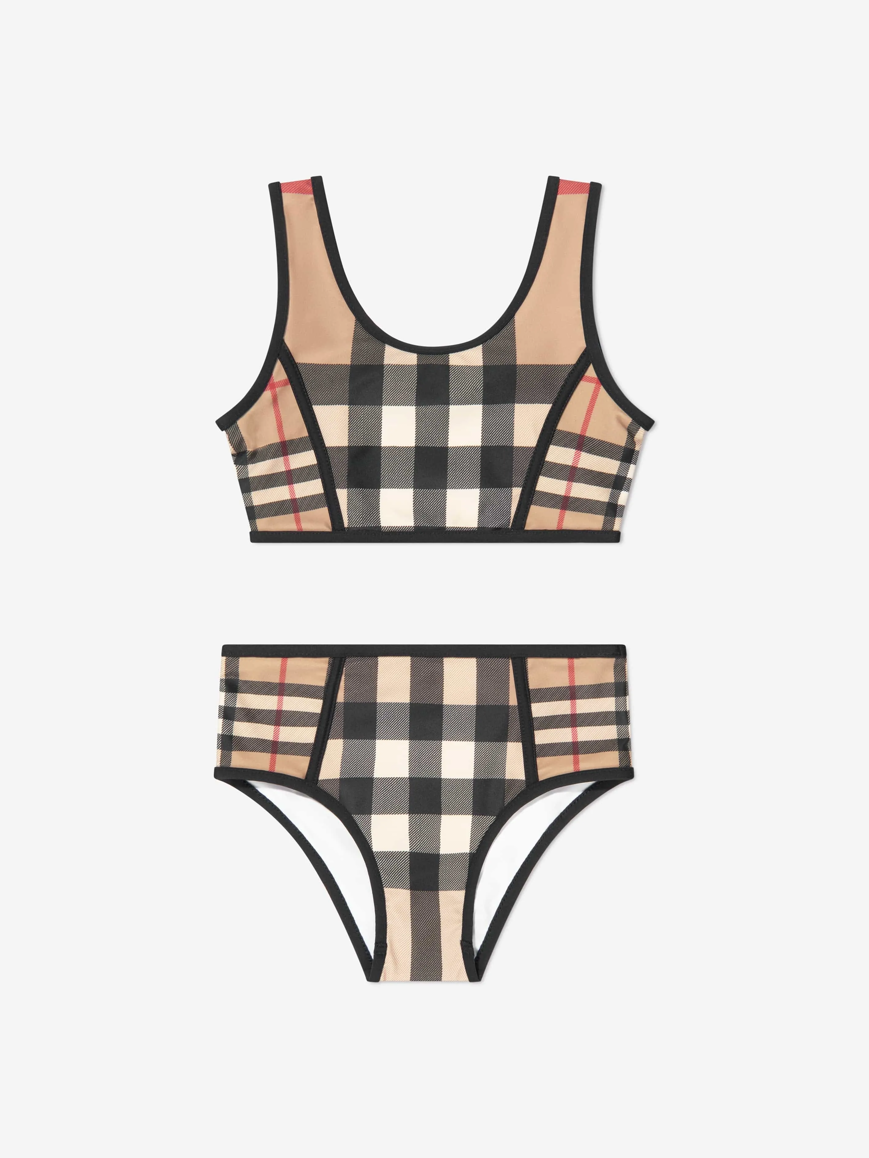 Burberry Girls Noor Check Bikini in Beige