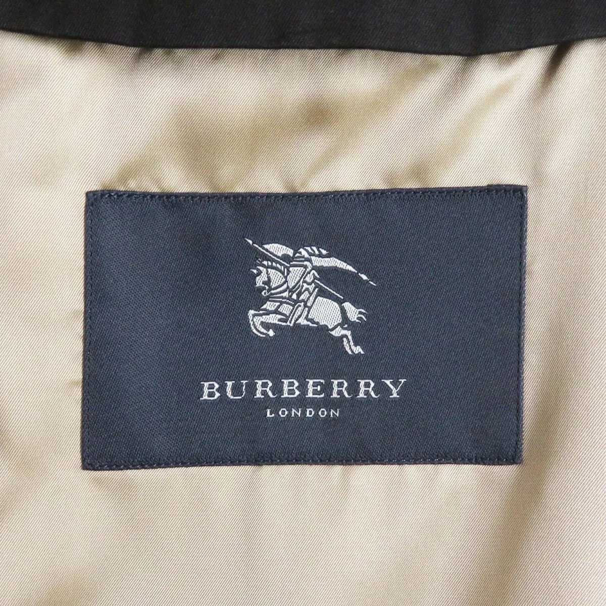 Burberry Wool Liner Trench Coat Black M