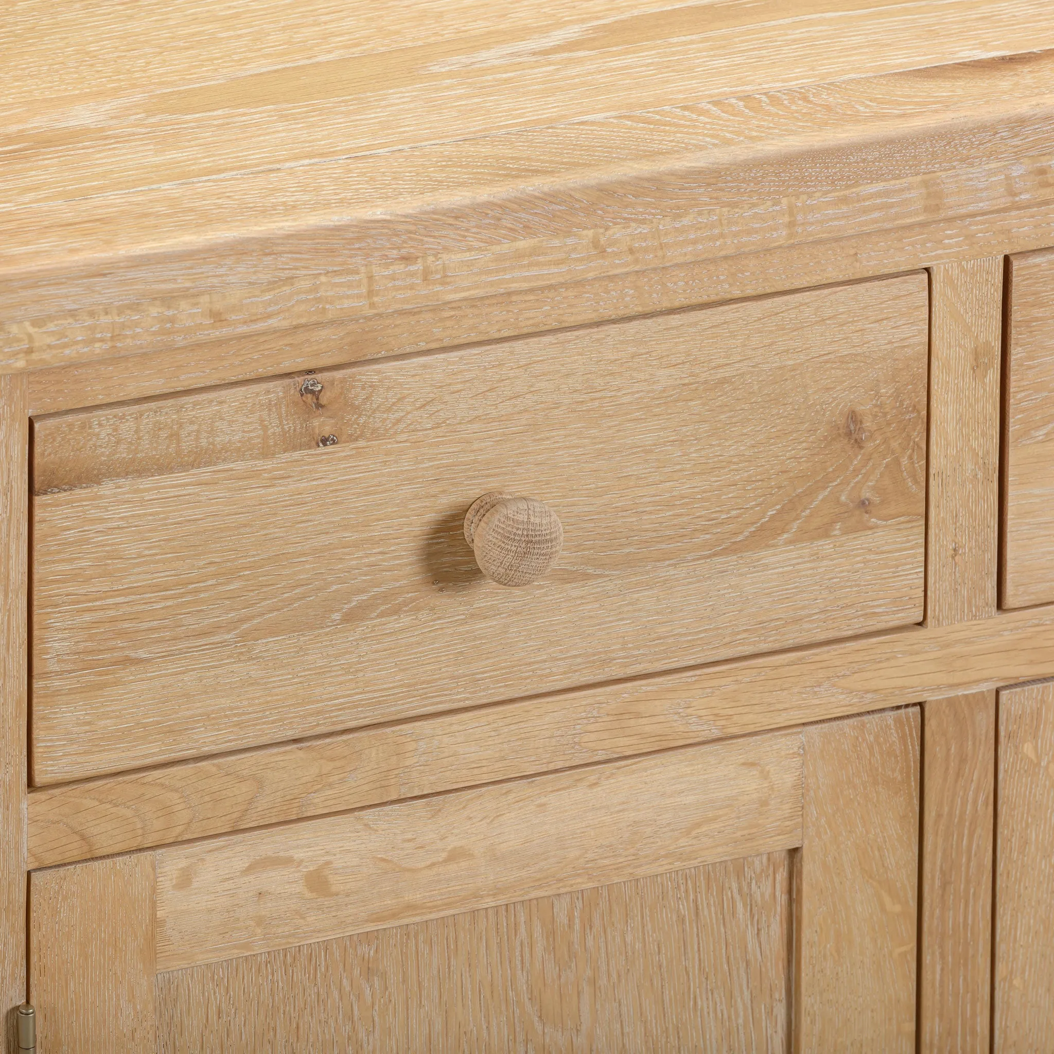 Burford Large 3 Door 3 Drawers Sideboard in Natural Oak