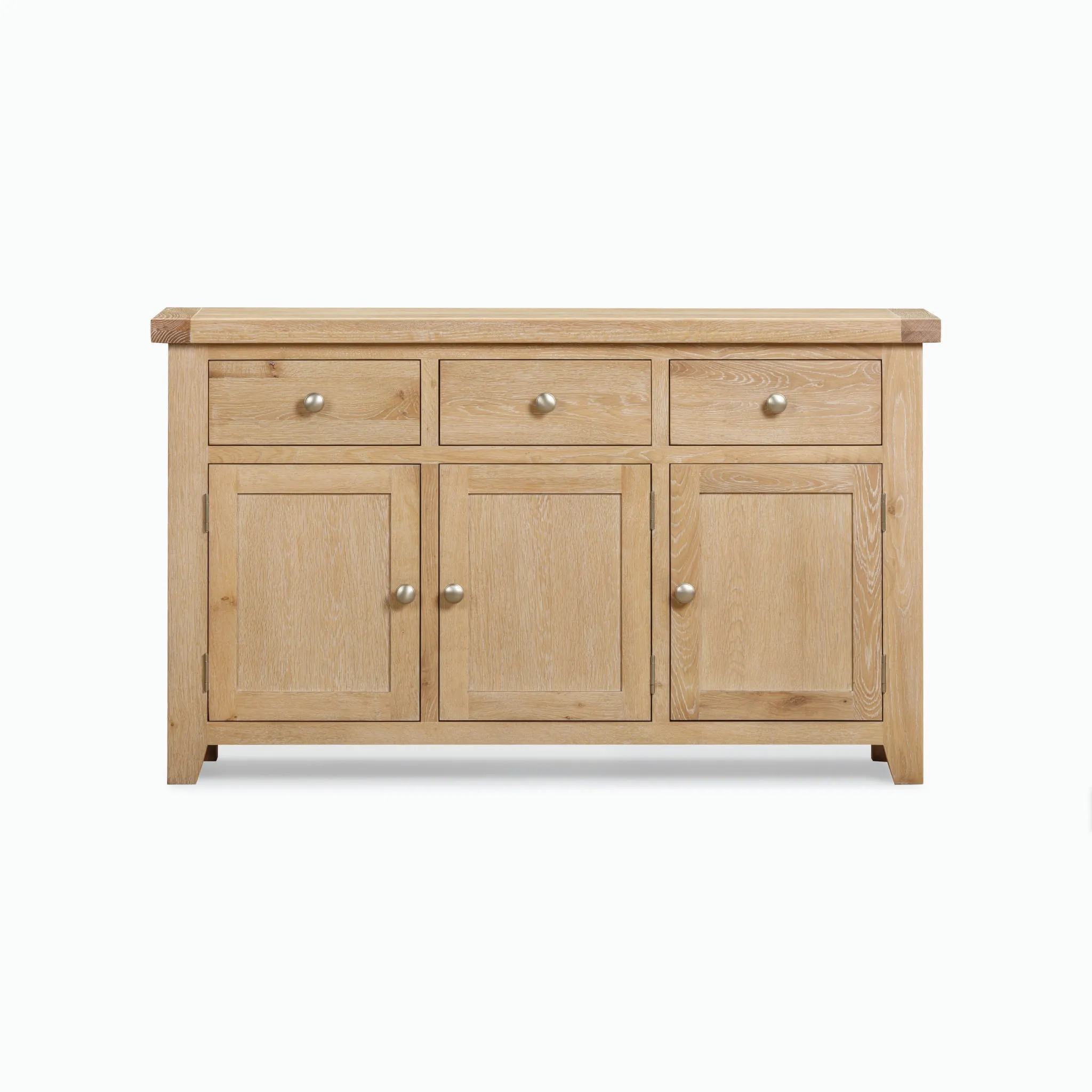 Burford Large 3 Door 3 Drawers Sideboard in Natural Oak