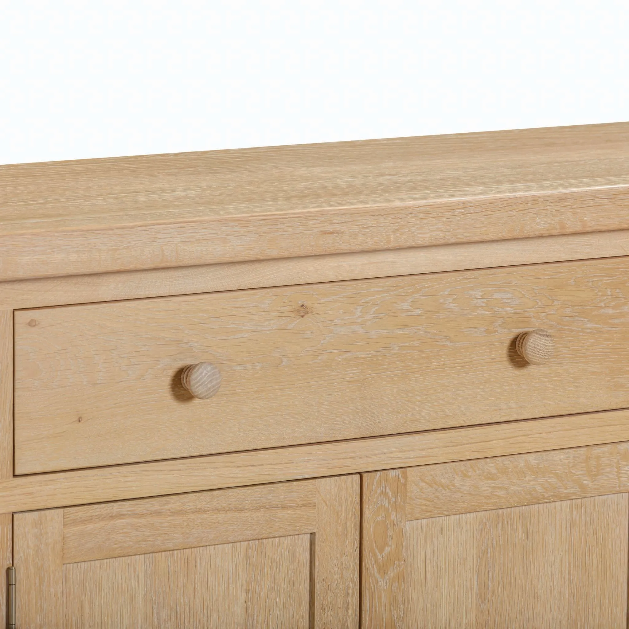 Burford Large 4 Door 3 Drawers Sideboard in Natural Oak