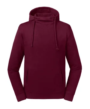 Burgundy - Pure organic high collar hooded sweatshirt