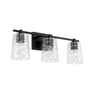 Burke 3-Light Vanity in Matte Black