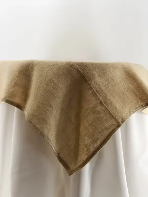 Burlap Light Tablecloth