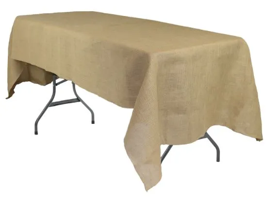 Burlap Light Tablecloth