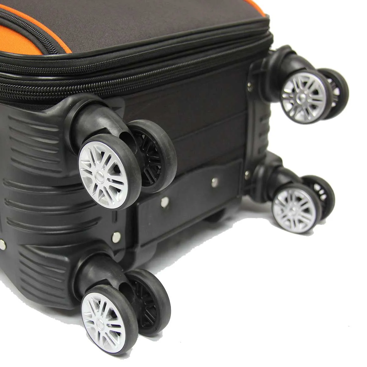 Burly Softside Expandable Fabric Luggage with Spinner Wheels