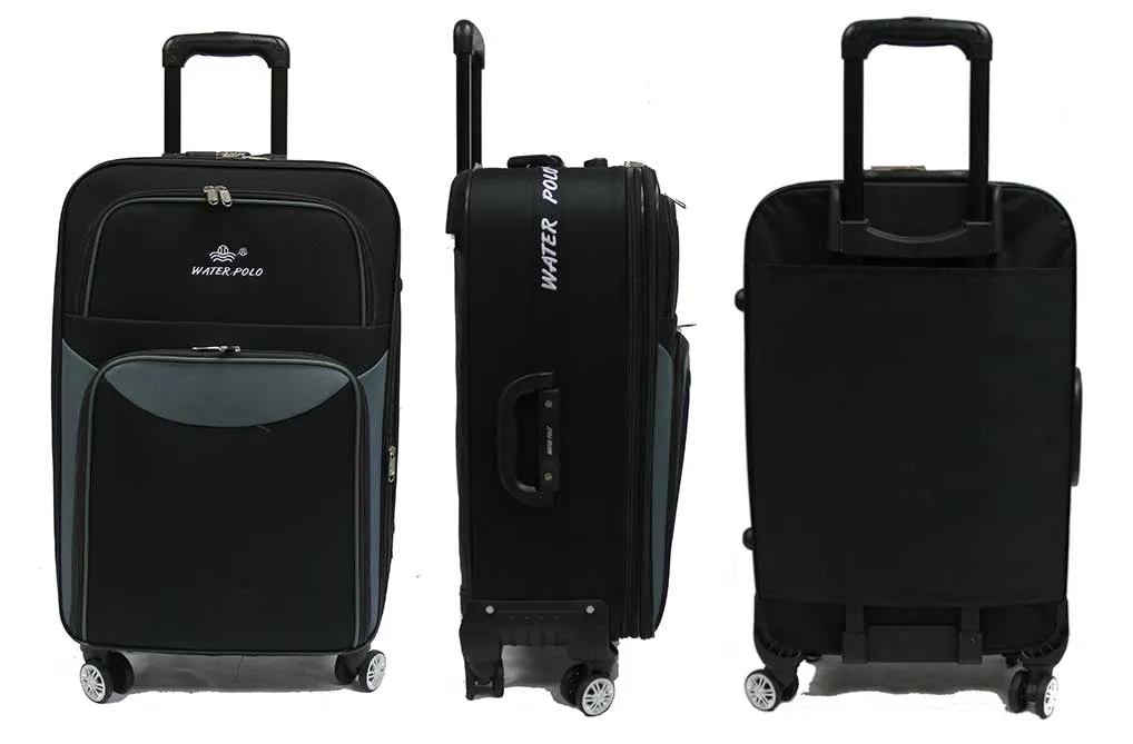 Burly Softside Expandable Fabric Luggage with Spinner Wheels