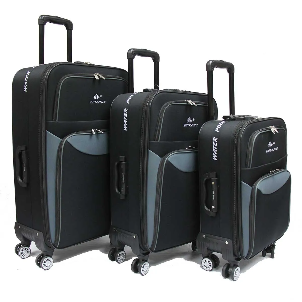 Burly Softside Expandable Fabric Luggage with Spinner Wheels