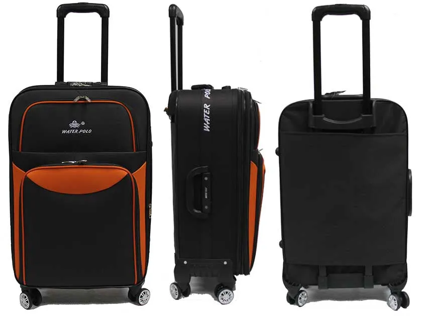 Burly Softside Expandable Fabric Luggage with Spinner Wheels