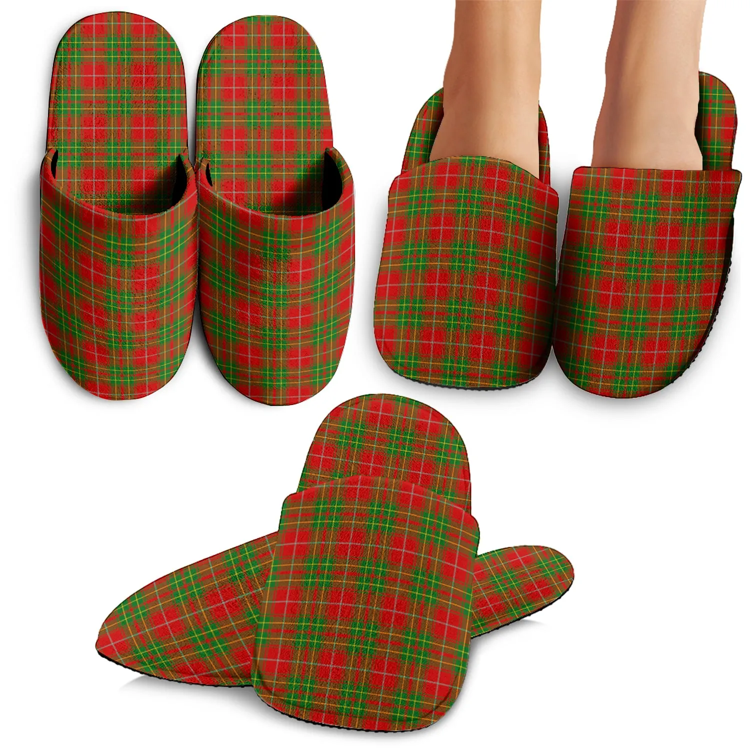 Burnett Tartan Home Slippers