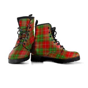 Burnett Tartan Leather Boots