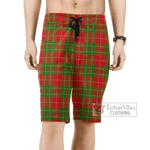 Burnett Tartan Men's Board Shorts